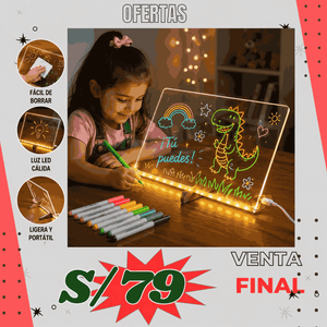 Pizarra Led mágica.