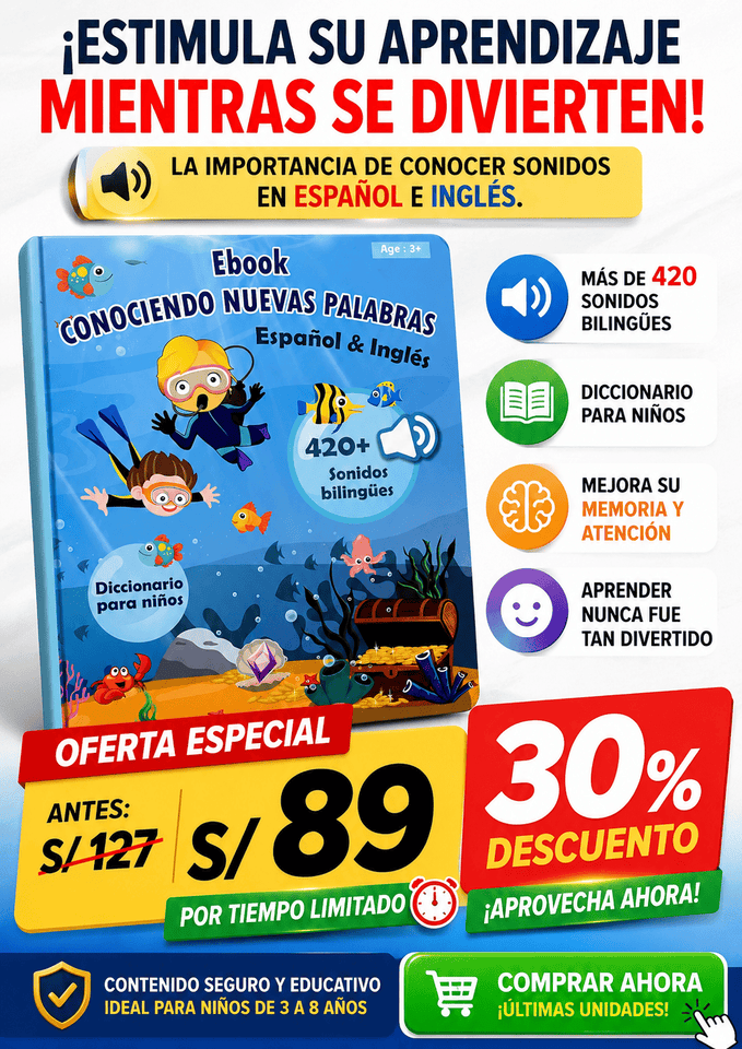 LIBRO 420 SONIDOS ESPAÑOL E INGLES.