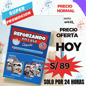 Pack reforzando en casa Coquito  5 años
