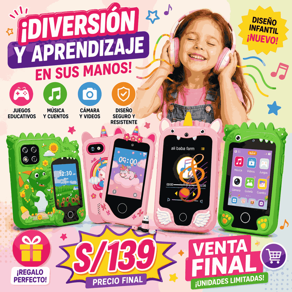 Teléfono educativos para niños.