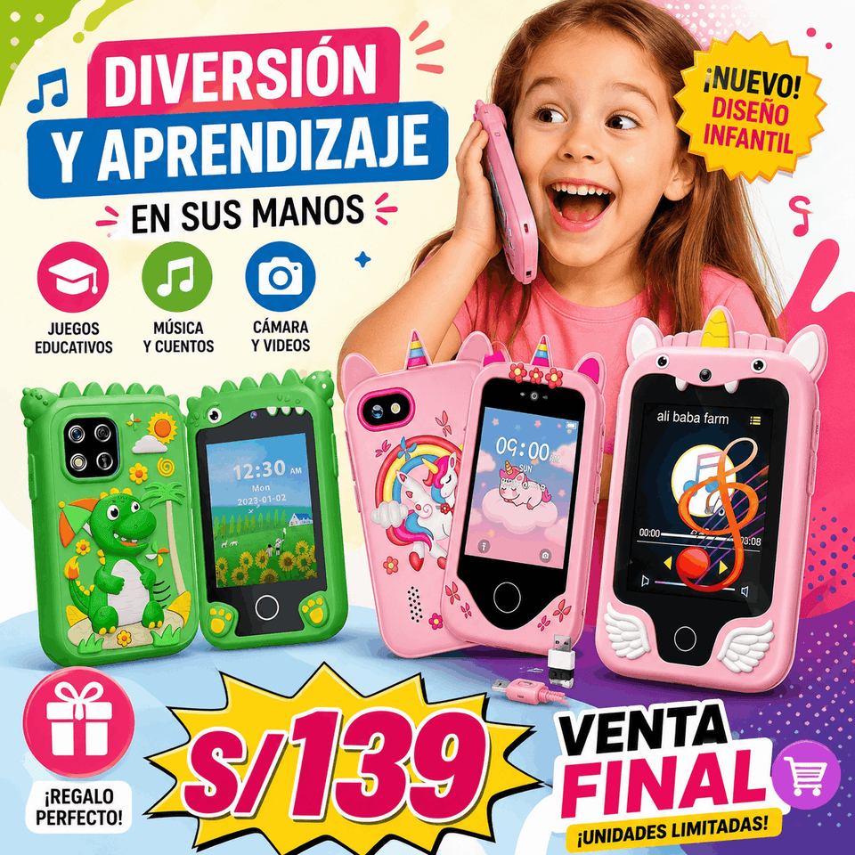Teléfono educativos para niños.
