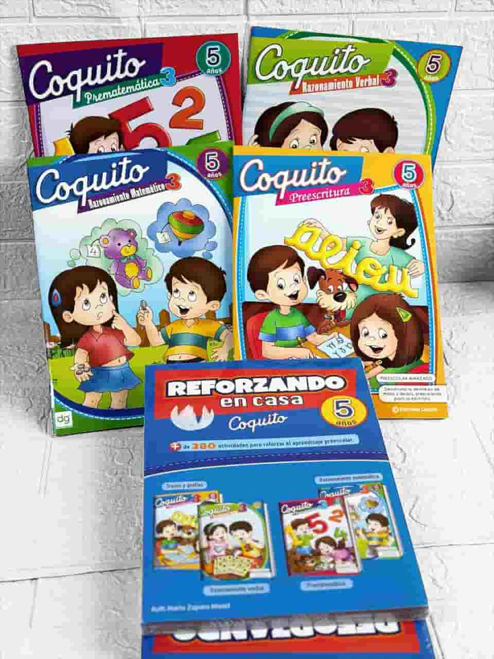 Pack reforzando en casa Coquito  5 años