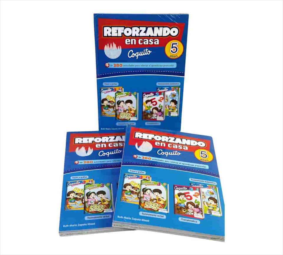 Pack reforzando en casa Coquito  5 años