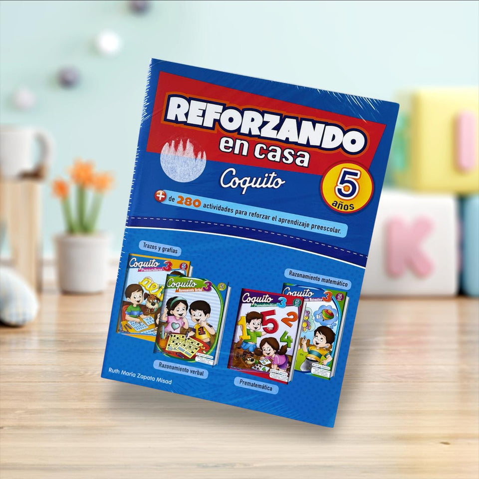 Pack reforzando en casa Coquito  5 años
