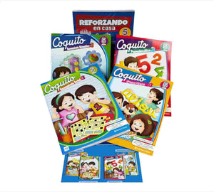 Pack reforzando en casa Coquito  5 años