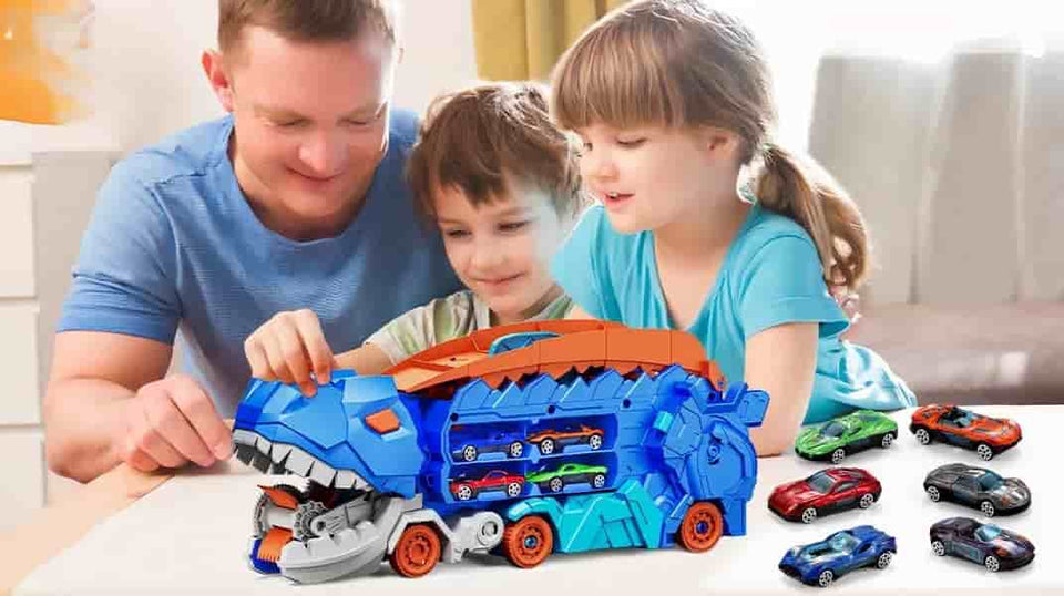 DINO TRAGA CARROS