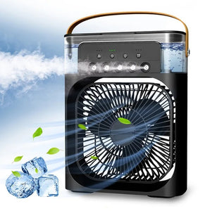 Ventilador portátil, con aire acondicionado