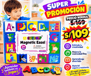 Pizarra Magnética ABC Grande de 259 letras