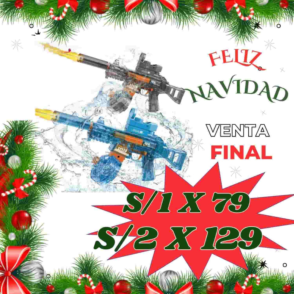 Pistolas de juguete eléctricas.