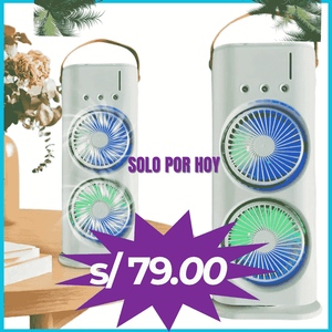 Ventilador Smart 3 en 1 recargable.