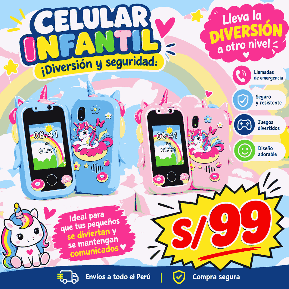 Teléfono educativos para niños.