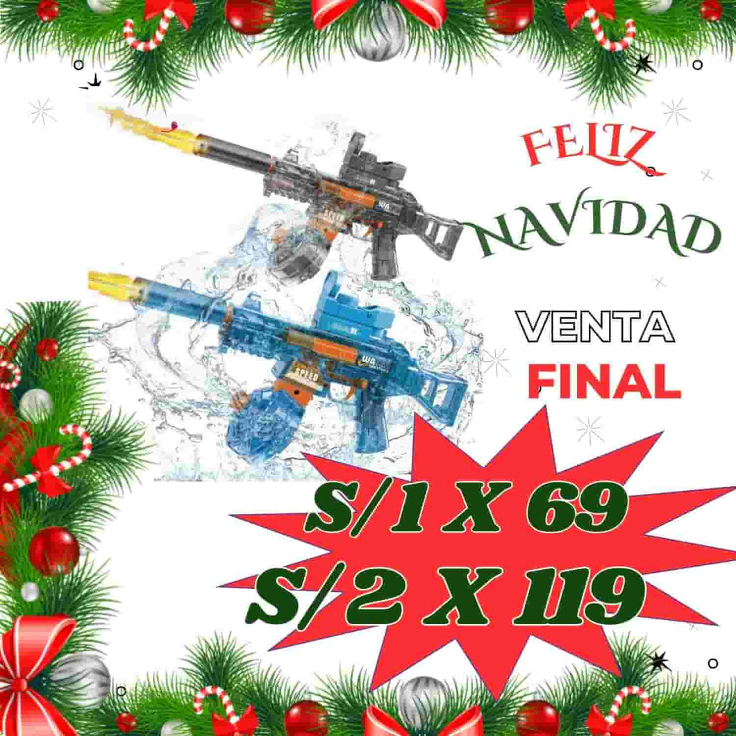 Pistolas de juguete eléctricas.