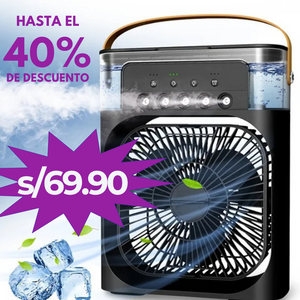 Ventilador portátil, con aire acondicionado